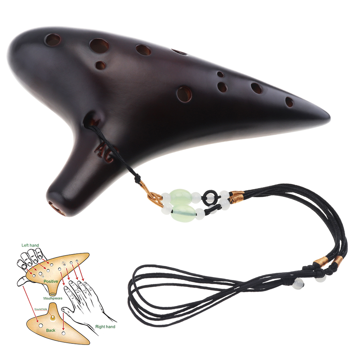 12 buracos ocarina zelda alto  - Musical Instrument Zelda avaliação e preço