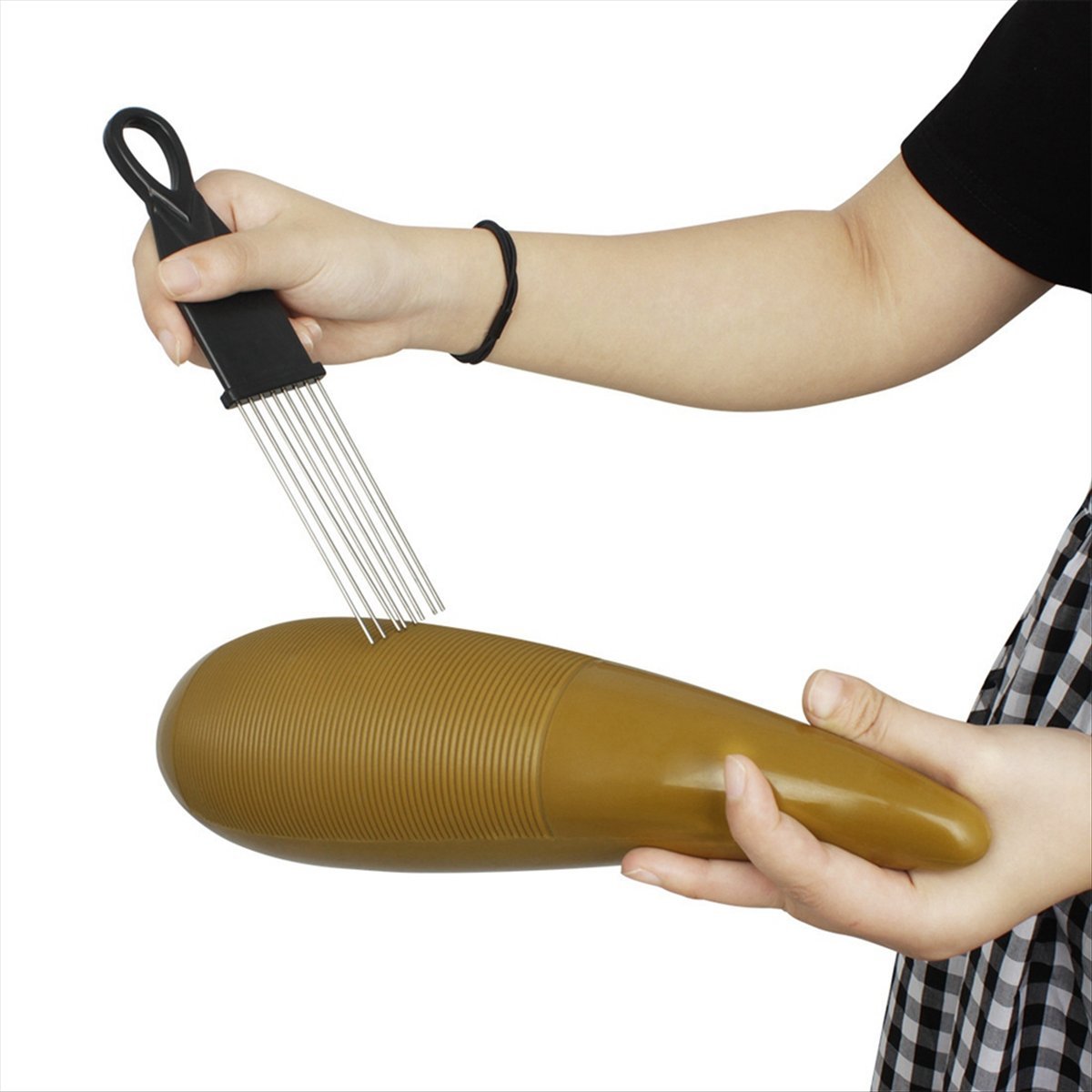 * Instrumento de percussão de  - Guiro Scraper Instrument avaliação e preço