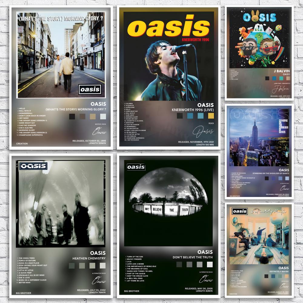 Pôster do álbum O-Oasis da ban - Musical Instrument Poster avaliação e preço