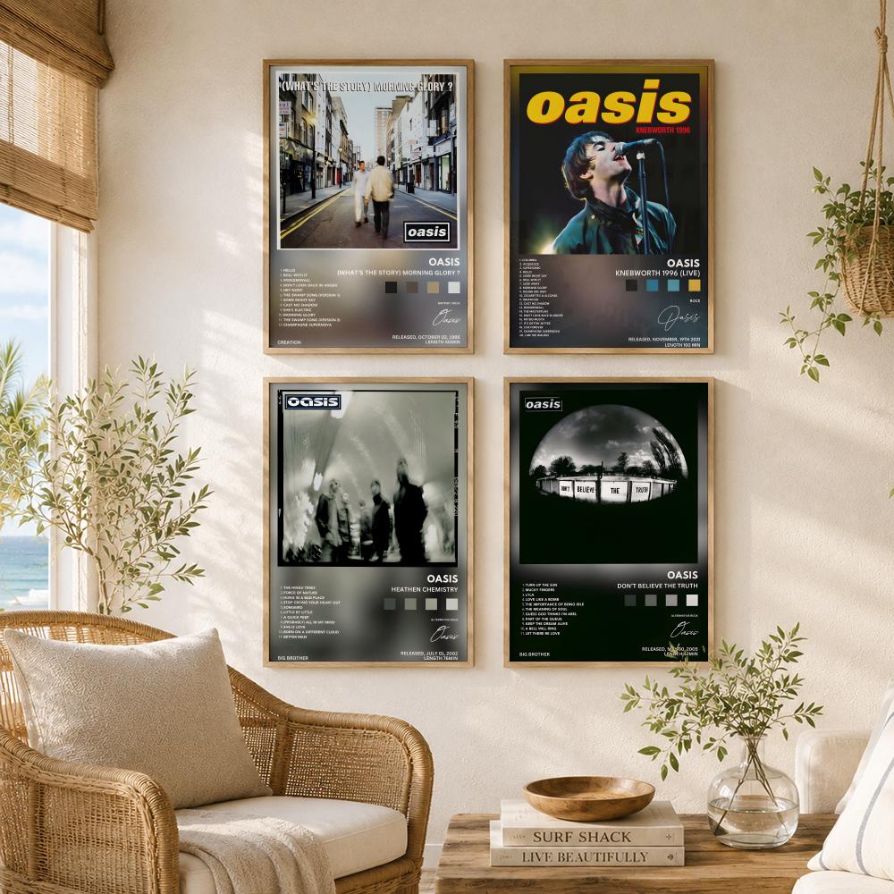 Pôster do álbum O-Oasis da ban - Musical Instrument Poster avaliação e preço