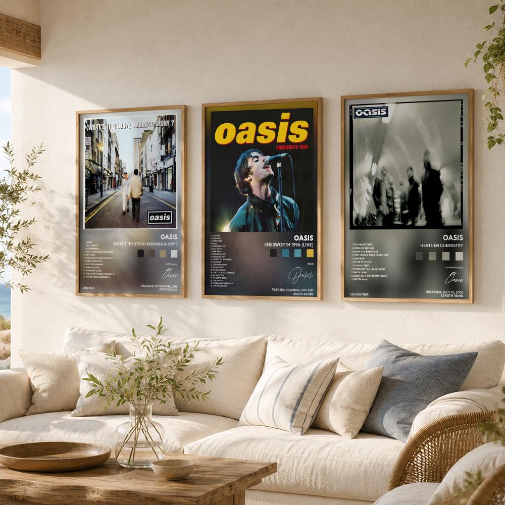 Pôster do álbum O-Oasis da ban - Musical Instrument Poster avaliação e preço