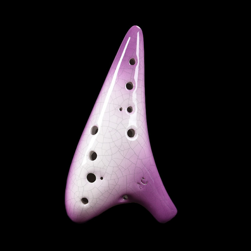 Cerâmica roxa ocarina 12 burac - Musical Instrument Zelda avaliação e preço