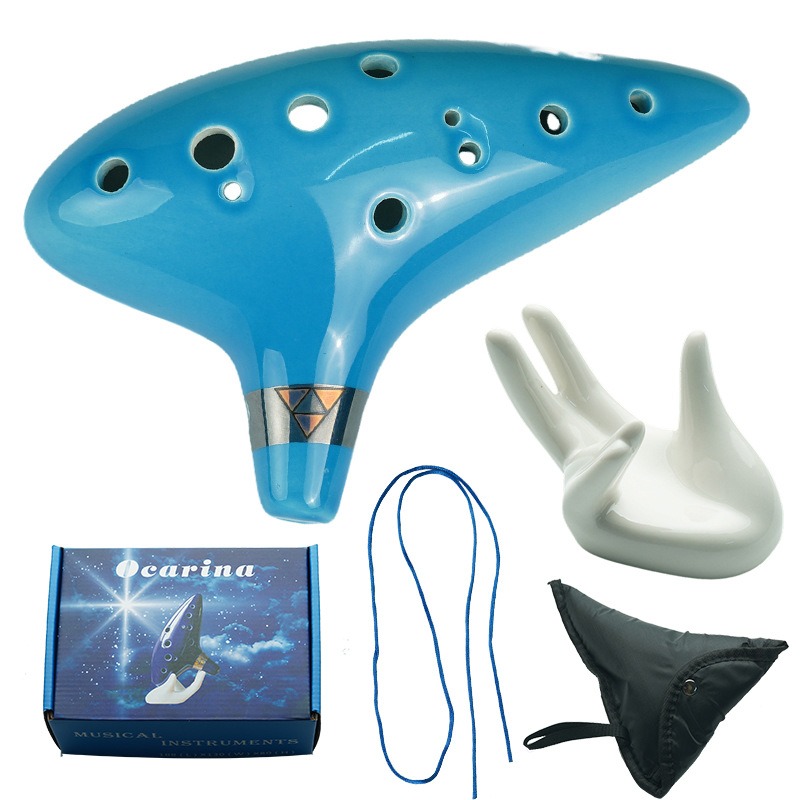 Ocarina Artesanal de 12 Furos  - Musical Instrument Zelda avaliação e preço