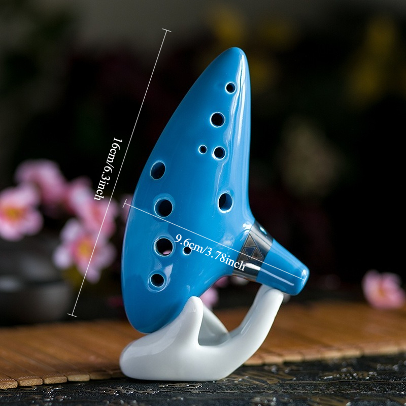 Ocarina Artesanal de 12 Furos  - Musical Instrument Zelda avaliação e preço