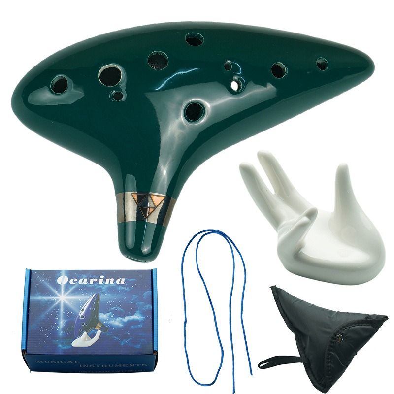 Ocarina Artesanal de 12 Furos  - Musical Instrument Zelda avaliação e preço