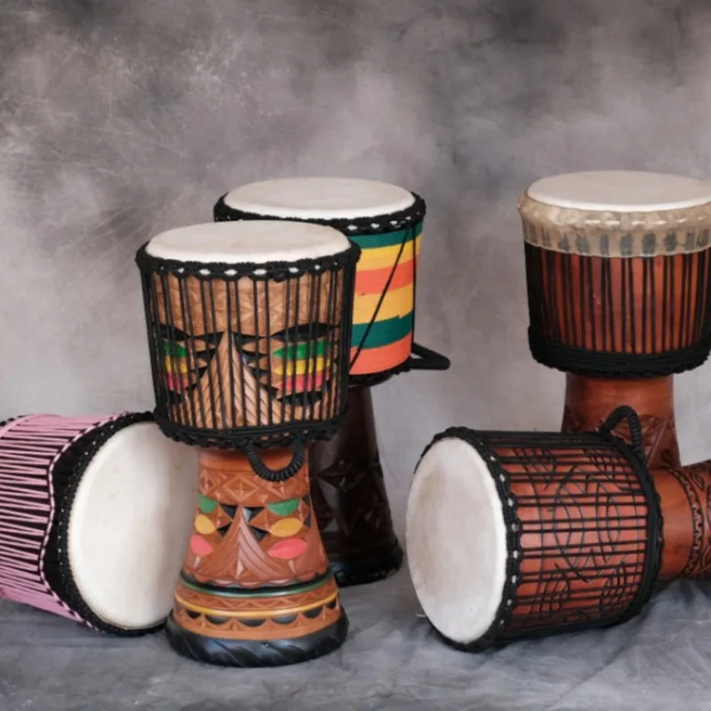 12 Polegada djembe mogno tambo - Musical Instrument Kit avaliação e preço