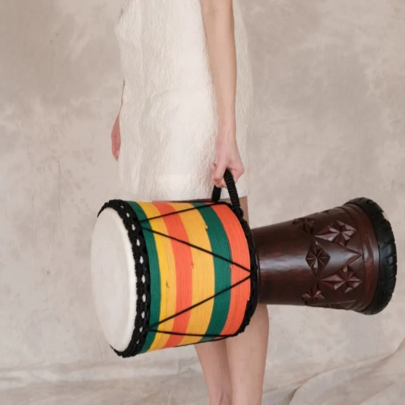 12 Polegada djembe mogno tambo - Musical Instrument Kit avaliação e preço