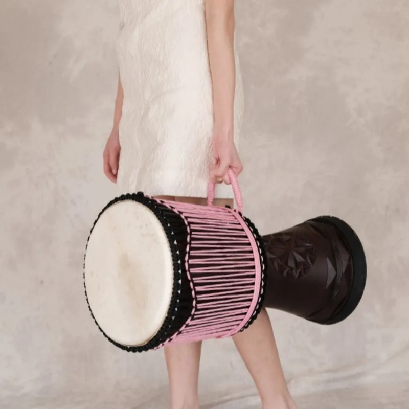 12 Polegada djembe mogno tambo - Musical Instrument Kit avaliação e preço
