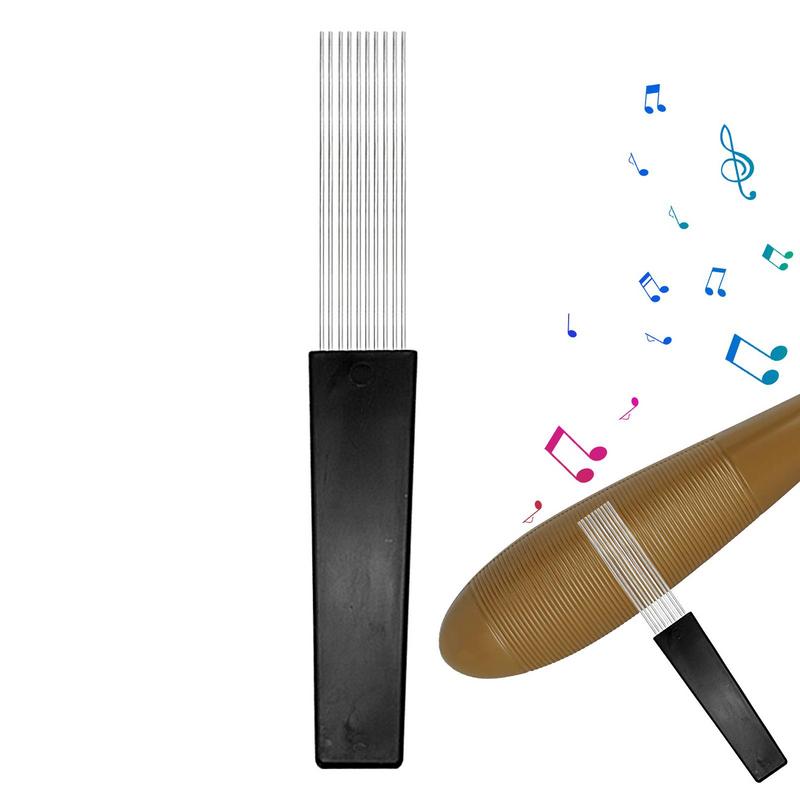 Raspador de metal antiderrapan - Guiro Scraper Instrument avaliação e preço