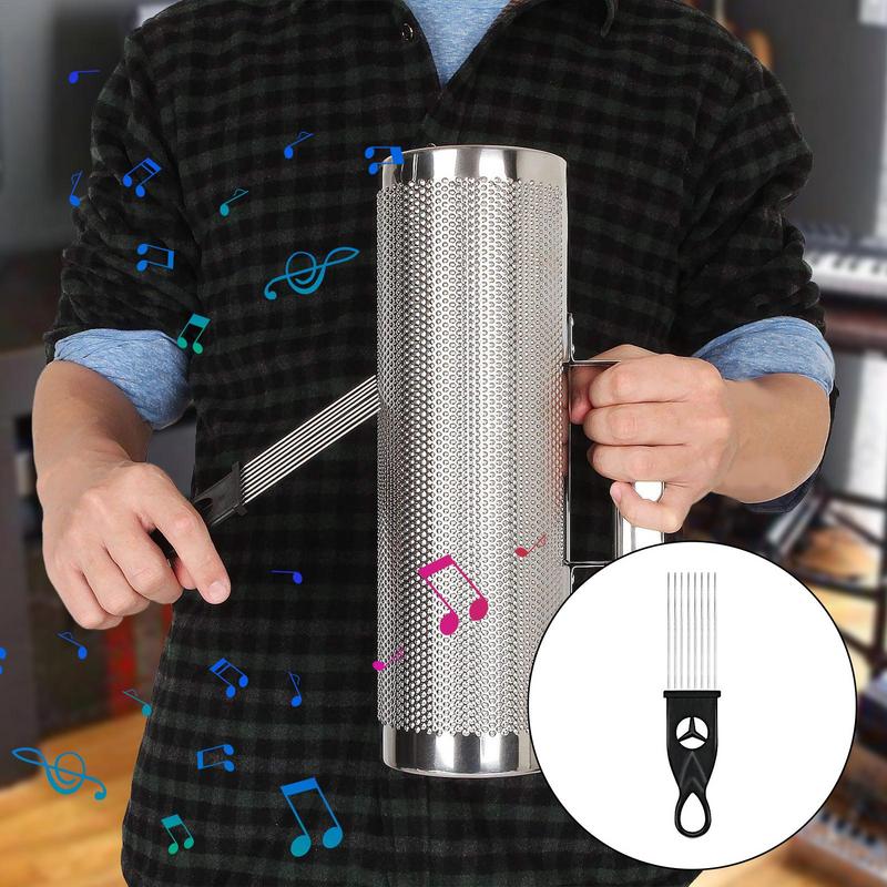 Raspador de metal antiderrapan - Guiro Scraper Instrument avaliação e preço