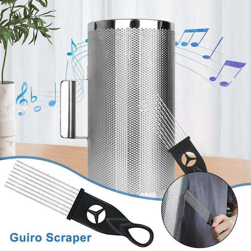 Raspador de metal antiderrapan - Guiro Scraper Instrument avaliação e preço