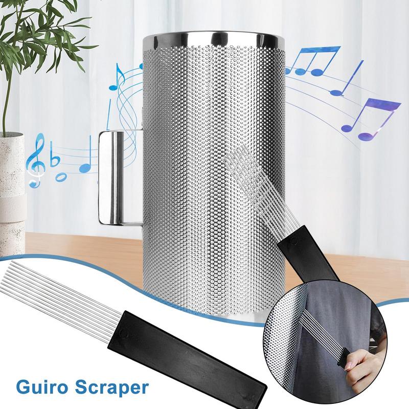 Raspador de metal antiderrapan - Guiro Scraper Instrument avaliação e preço