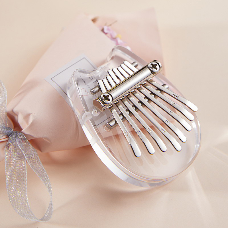 5*7cm 8key kalimba polegar pia - Musical Instrument For Beginners avaliação e preço