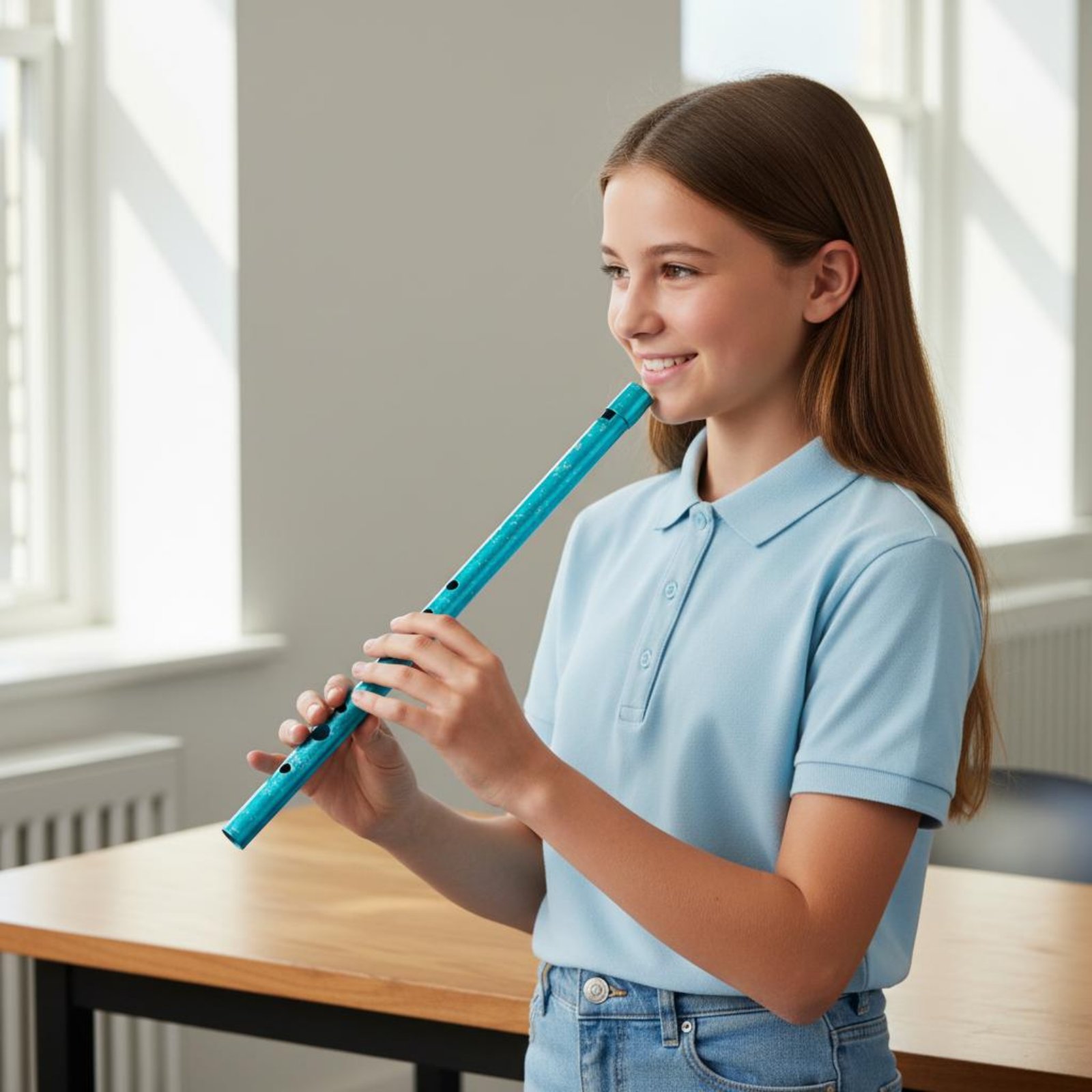 Flauta Irlandesa de Metal para - Tin Whistle Flute avaliação e preço