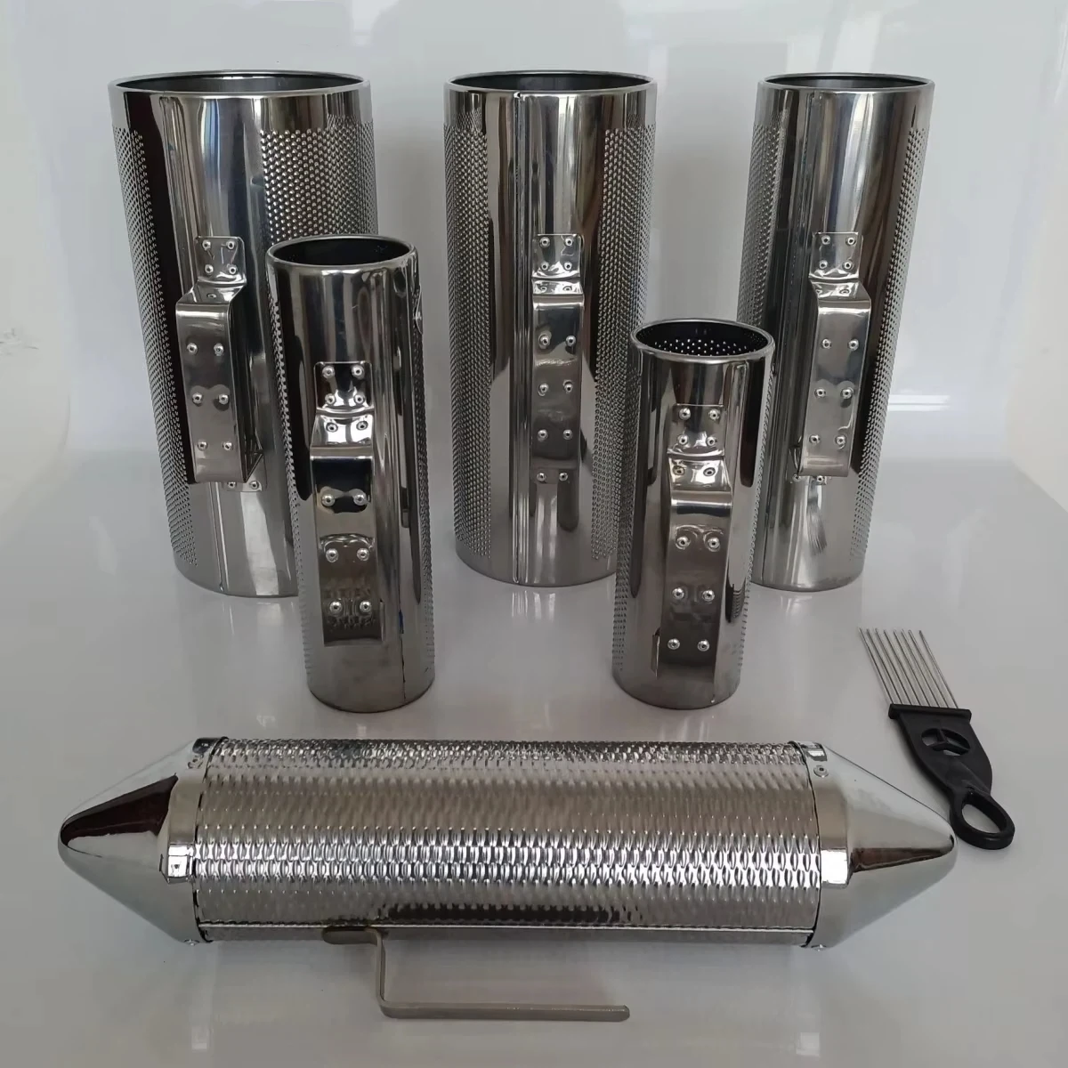 Guiro de Aço Inoxidável para P - Guiro Scraper Instrument avaliação e preço