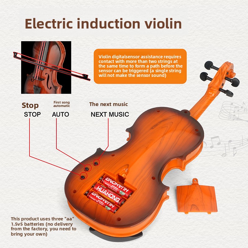 Brinquedos de violino acústico - Musical Instrument Project avaliação e preço