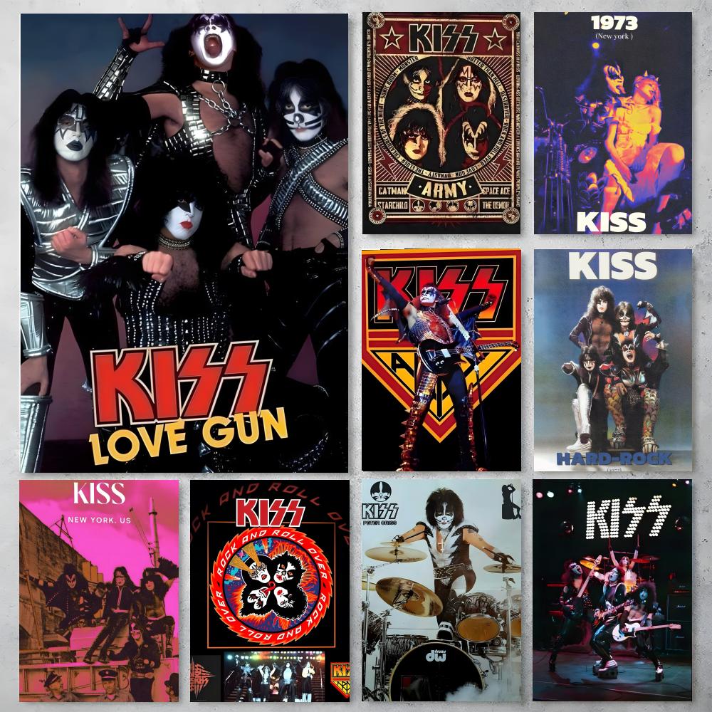 K-Kiss Kraft Rock Band-S Poste - Musical Instrument Poster avaliação e preço