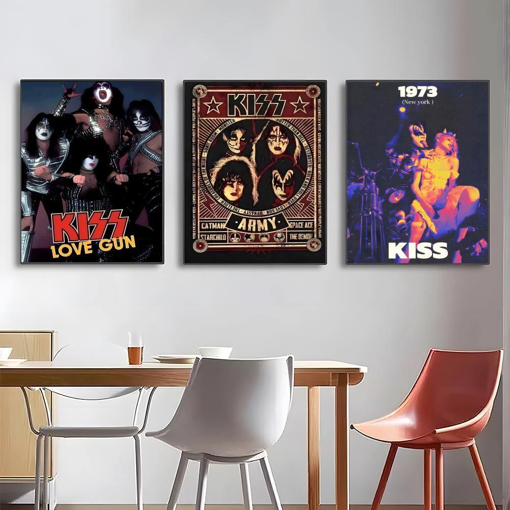 K-Kiss Kraft Rock Band-S Poste - Musical Instrument Poster avaliação e preço