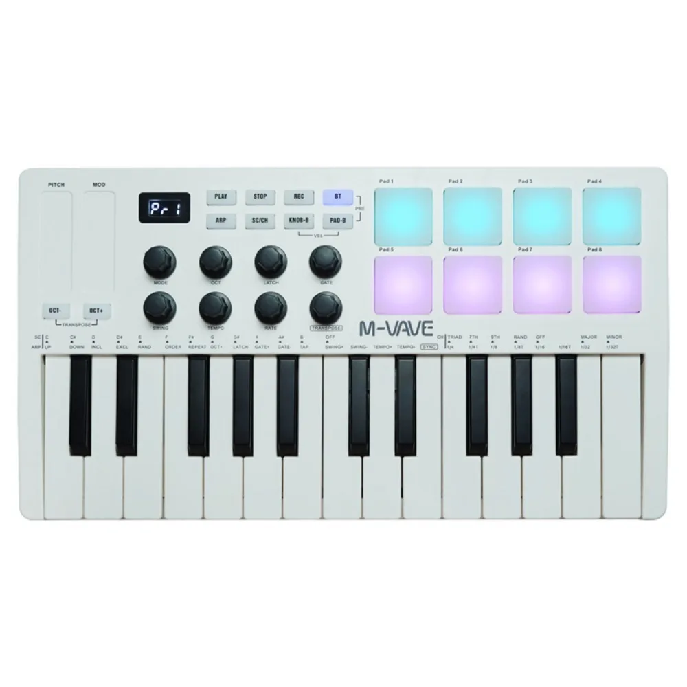 M-VAVE MIDI Controlador de tec - Musical Instrument Of Keyboard avaliação e preço
