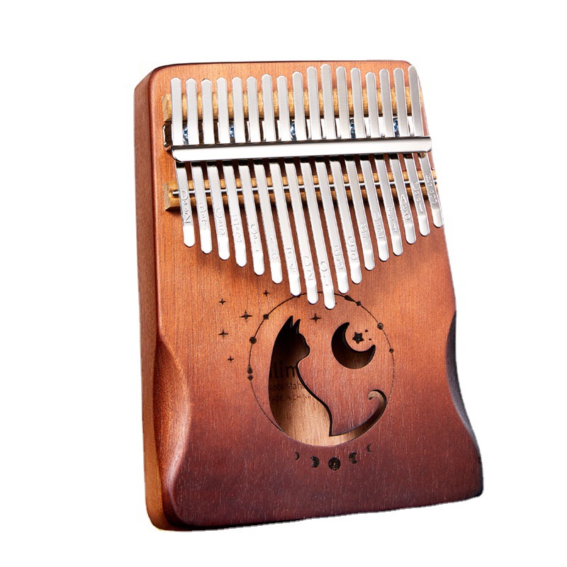 17 teclas kalimba cor gradient - A Musical Instrument With Keys avaliação e preço