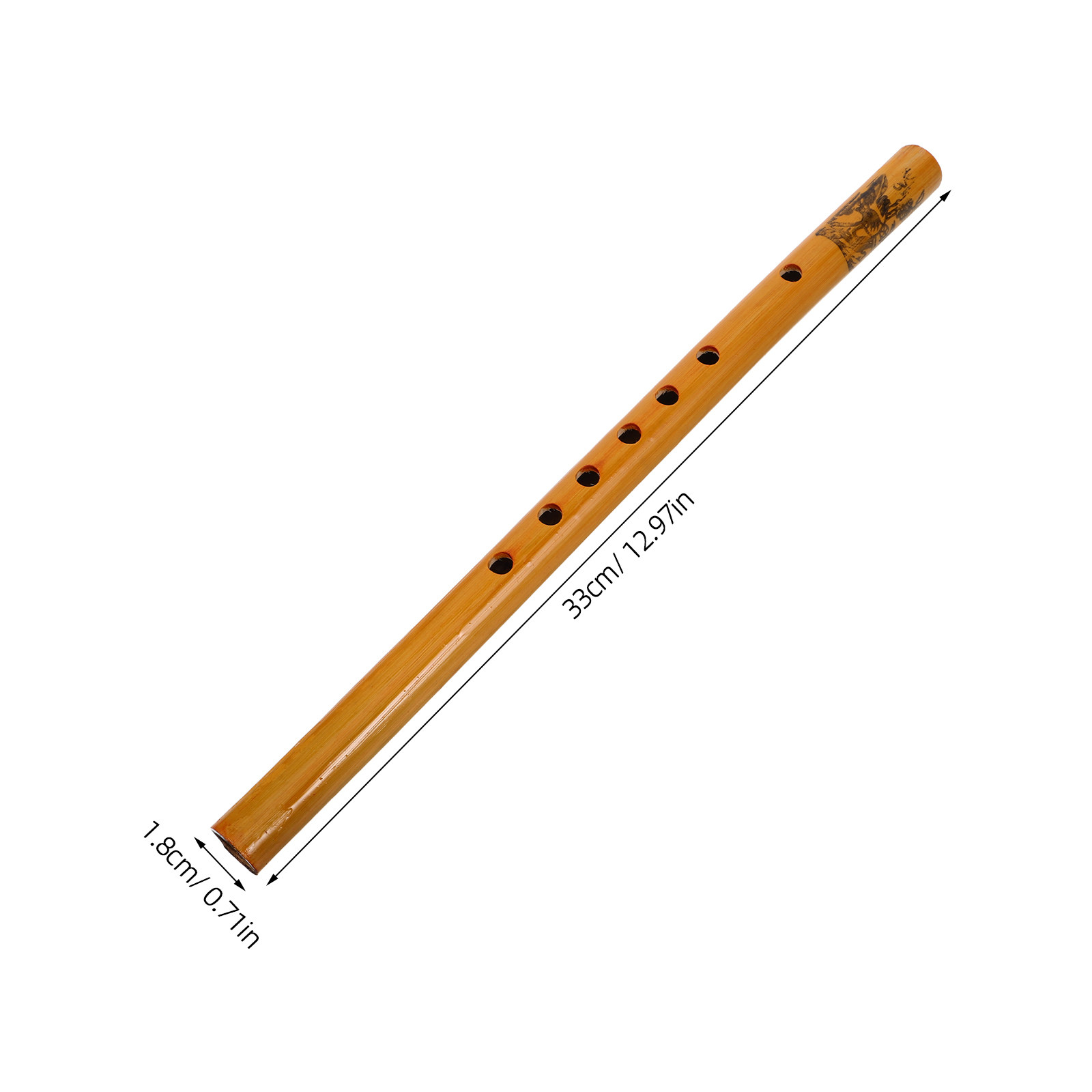 Flauta Vertical de Bambu para  - Musical Instrument Recorder avaliação e preço