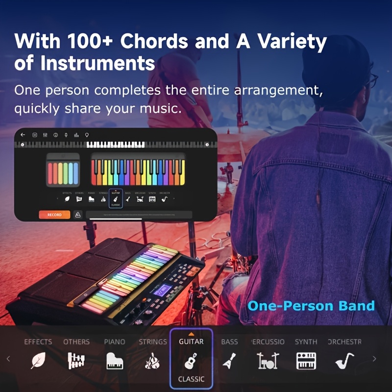 Piano Digital Inteligente Popu - Musical Instrument Of Keyboard avaliação e preço